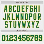 Green-Gold Jersey Kelly Baseball White Custom Authentic Green-Gold Jersey Kelly Baseball White Custom Authentic