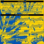 Baseball Sunflower Ukraine Authentic Design Pattern Custom Nightingale 3D Jersey Baseball Sunflower Ukraine Authentic Design Pattern Custom Nightingale 3D Jersey