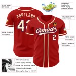 Jersey Red Custom Cream-Royal Authentic Baseball Jersey Red Custom Cream-Royal Authentic Baseball