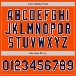 Custom Orange Fashion Split Baseball Authentic Navy-Gray Jersey Custom Orange Fashion Split Baseball Authentic Navy-Gray Jersey