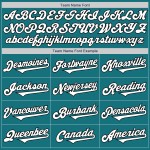 White-Black Baseball Teal Custom Two Jersey Authentic Tone White-Black Baseball Teal Custom Two Jersey Authentic Tone
