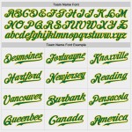Green-Gold Jersey Kelly Baseball White Custom Authentic Green-Gold Jersey Kelly Baseball White Custom Authentic