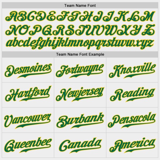 Green-Gold Jersey Kelly Baseball White Custom Authentic Green-Gold Jersey Kelly Baseball White Custom Authentic