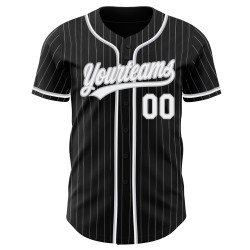 Custom Pinstripe Gray Jersey Authentic White Baseball Black Custom Pinstripe Gray Jersey Authentic White Baseball Black
