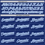 Blue-Gray Jersey Custom Light Split Authentic Baseball Royal Fashion Blue-Gray Jersey Custom Light Split Authentic Baseball Royal Fashion