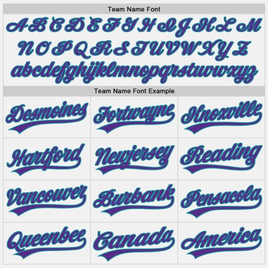 Custom Authentic Teal Pinstripe Baseball Jersey Purple White Custom Authentic Teal Pinstripe Baseball Jersey Purple White