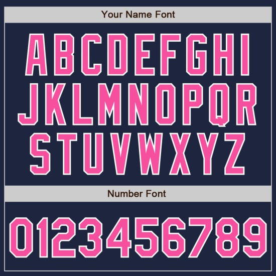 Navy White Authentic Baseball Pinstripe Jersey Custom Pink Navy White Authentic Baseball Pinstripe Jersey Custom Pink