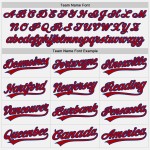 Red-Royal Baseball Jersey Pinstripe Authentic White Custom Red Red-Royal Baseball Jersey Pinstripe Authentic White Custom Red