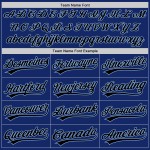 Black Blue Authentic Fashion Split White-Light Baseball Royal Custom Jersey Black Blue Authentic Fashion Split White-Light Baseball Royal Custom Jersey