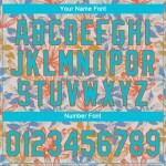 3D Jersey Blue-Orange Baseball Custom Design White Lakes Pattern Leaves Authentic 3D Jersey Blue-Orange Baseball Custom Design White Lakes Pattern Leaves Authentic