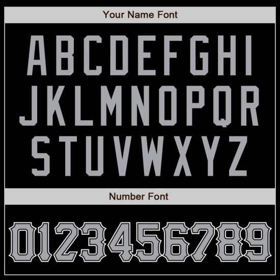 Custom Baseball Black Gray-White Authentic Jersey Custom Baseball Black Gray-White Authentic Jersey