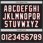 Authentic Baseball White-Red Tone Custom Jersey Two Black Authentic Baseball White-Red Tone Custom Jersey Two Black