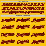 Jersey Red-Black Yellow Fade Authentic Baseball Fashion Custom Jersey Red-Black Yellow Fade Authentic Baseball Fashion Custom