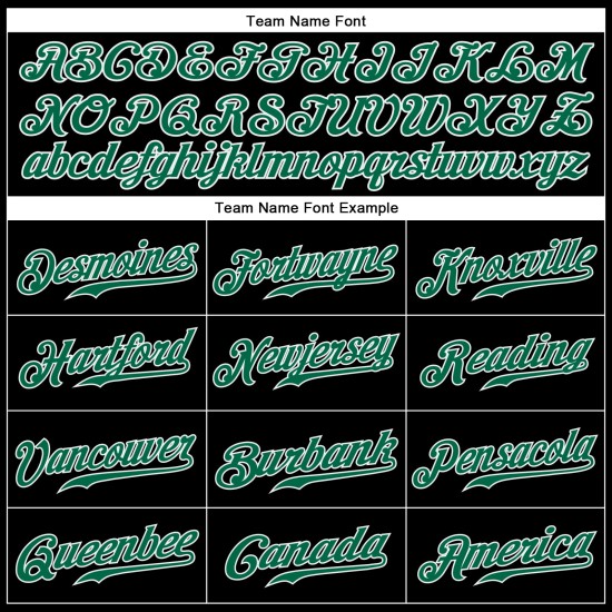 Kelly Black Green-White Sleeveless Authentic Jersey Custom Baseball Kelly Black Green-White Sleeveless Authentic Jersey Custom Baseball