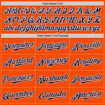 Custom Orange Fashion Split Baseball Authentic Navy-Gray Jersey Custom Orange Fashion Split Baseball Authentic Navy-Gray Jersey