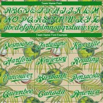 Cream 3D Authentic Design Leaves Grass Pattern Custom Coconuts Baseball Green-White Jersey And Cream 3D Authentic Design Leaves Grass Pattern Custom Coconuts Baseball Green-White Jersey And